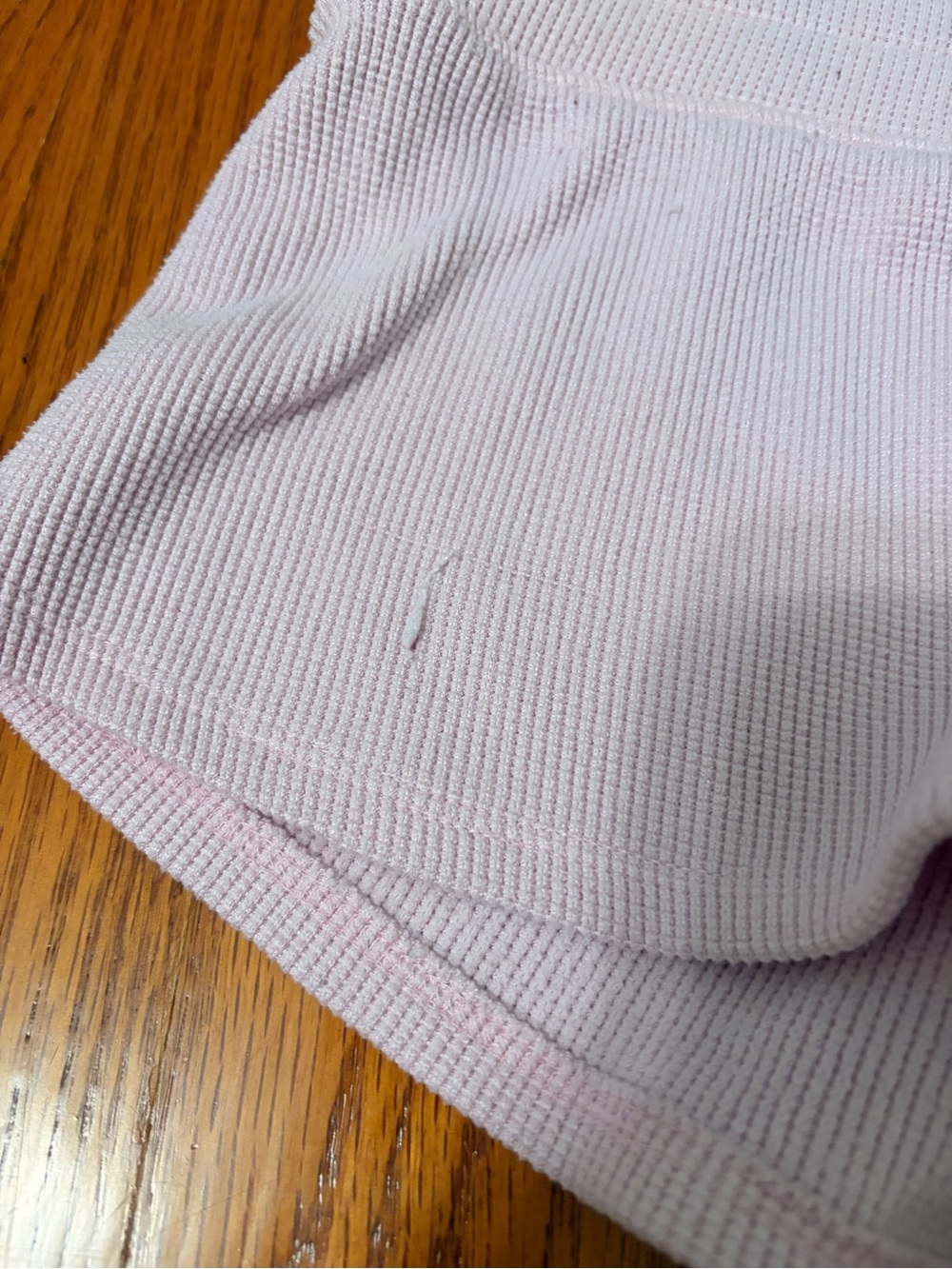 Gilly Hicks Light Lavender Ribbed Drawstring Athletic Shorts - Picture 2 of 3